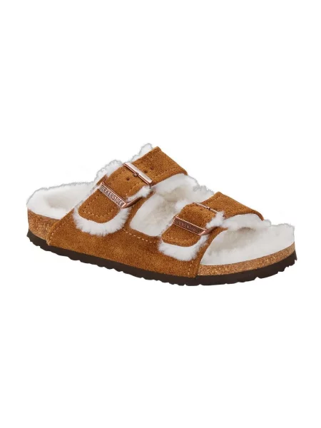Šľapky Birkenstock hnedá