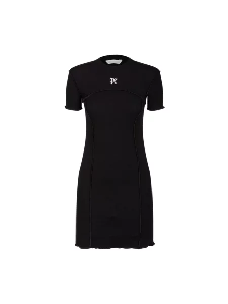 Sukienka mini Palm Angels z dżerseju czarna