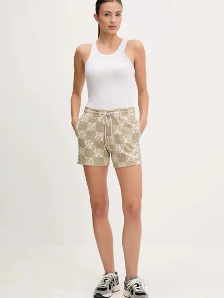 Шорти Puma візерунок середня посадка бежевий