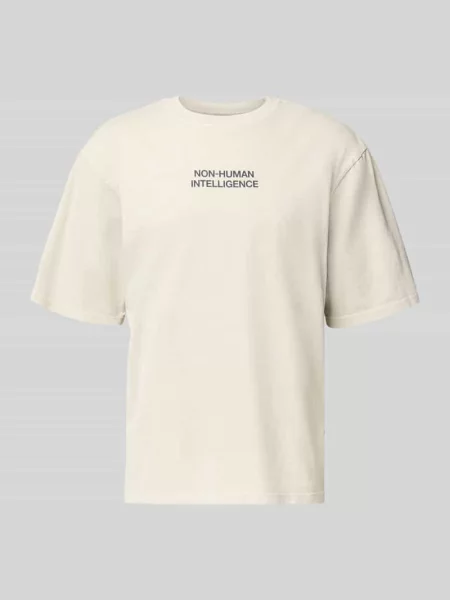 T-shirt z okrągłym dekoltem model ‘Gary’ Wood Wood biała