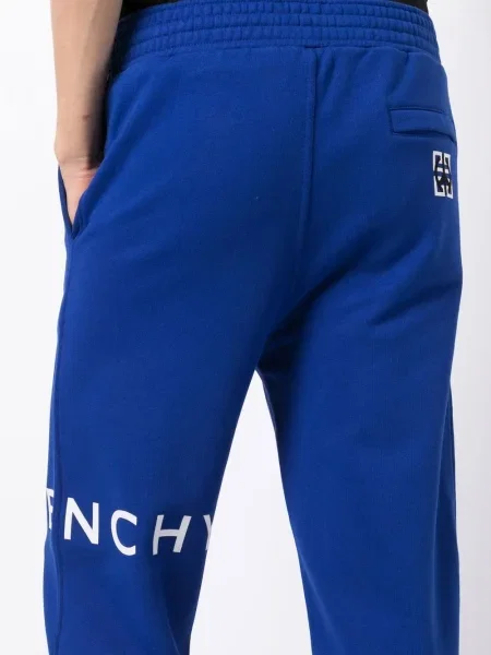 Pantaloni Givenchy cu imagine albastru
