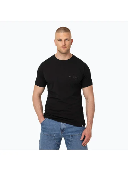 Tricou pentru bărbați Pitbull USA CAL negru