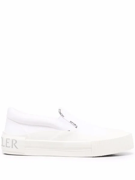 Sneakerși Moncler slip-on alb