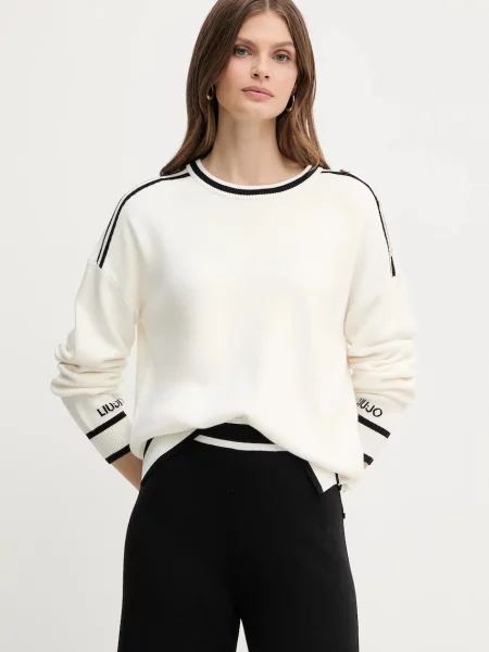 Liu Jo Sweter weiss biały