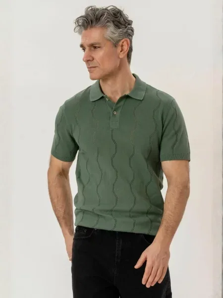 TEESHOPPEN Cămașă Polo verde
