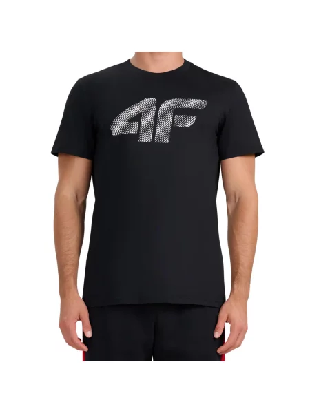 Koszulka 4F T-shirt regular fit. czarna