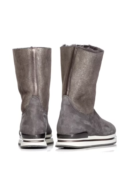 Botine Hogan din piele negru