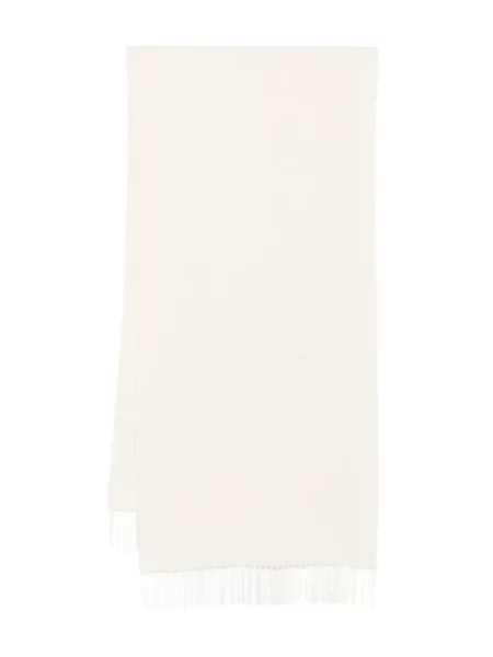 Šal Sandro na rese od kašmira bijela