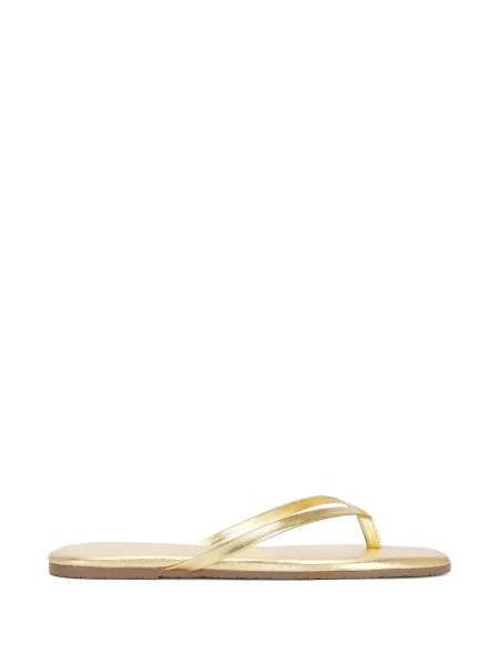 Chiloți tanga Tkees fără toc cu bretele auriu