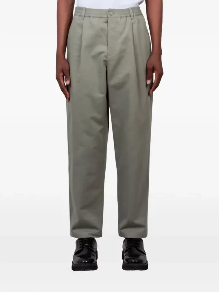 Pantaloni Maison Kitsune verde