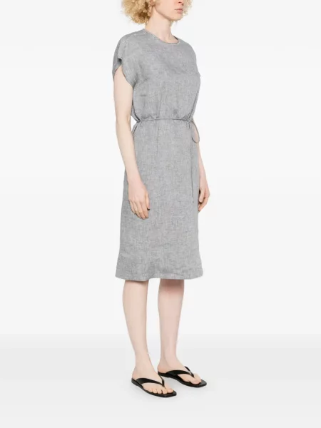 Rochie midi Peserico cu legături gri