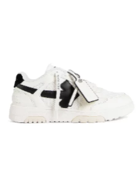 Sneakersy Off-white skórzane biznesowe białe