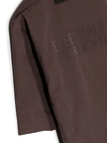 Kurtka koszulowa dziecięca Fear Of God Essentials brązowa