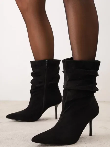 Botine Lillya Cassanra Bej negre