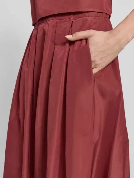 Weekend Max Mara Spódnice Kobieta M Wkdformica Midi Skirt czerwony