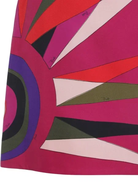 Fustă Pucci cu imagine cu imprimeu geometric