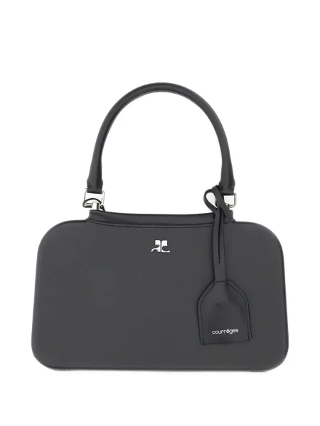 Geantă Courreges din piele negru