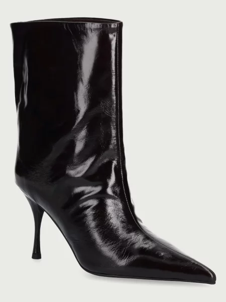 Jeffrey Campbell botine pentru femei din piele RAQIB negru