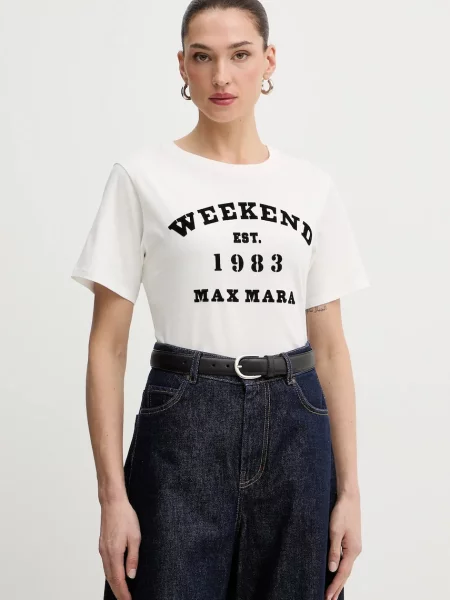 Weekend Max Mara tričko TENUE bílé