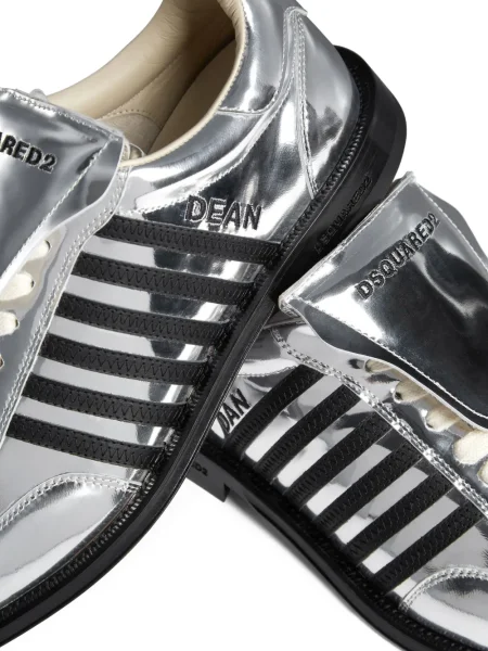 Sneakerși Dsquared2 argintiu