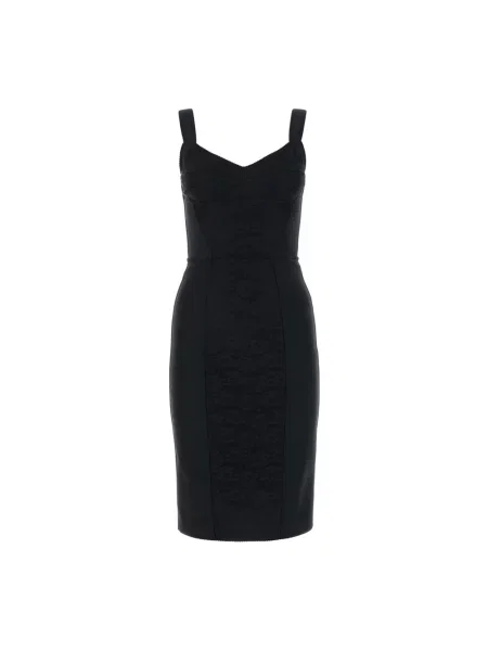 Sukienka Dolce And Gabbana biznesowa czarna