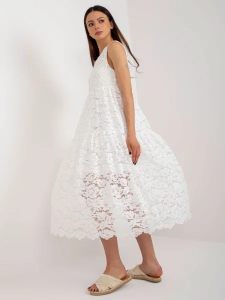 Rochie Fashionhunters de costum alb