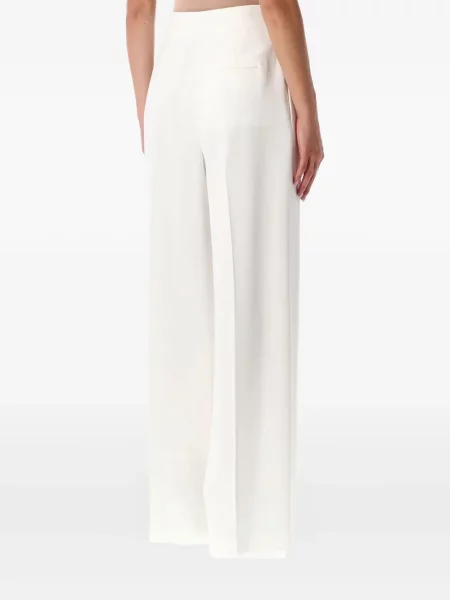 Pantaloni Alberta Ferretti plisate alb