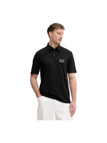 Koszula Armani Exchange z logo czarna