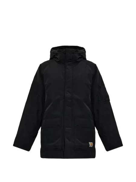 Geacă Carhartt Wip cu glugă negru