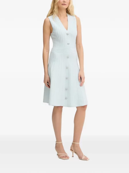 Rochie mini Guess tricotate albastru