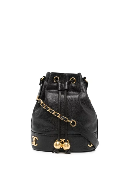 Bucket kabelka Chanel Pre-owned černá
