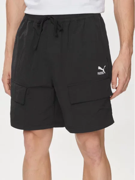 Αθλητικό σορτς Puma μαύρο