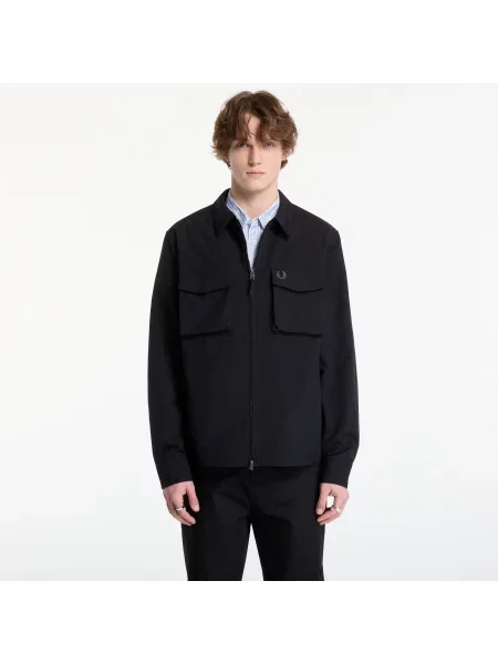 Риза FRED PERRY Ripstop Pocket Overshirt Black XL черно