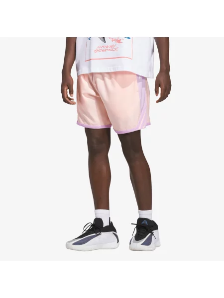 Pantaloni scurți adidas Anthony Edwards Crazy Lite Short Haze Coral/ Bliss Lilac XL