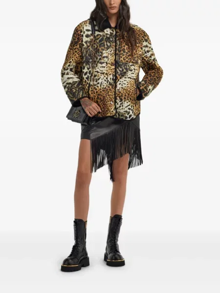 Geacă Roberto Cavalli cu imagine cu model leopard