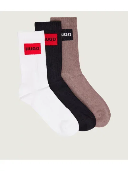 Hugo Bodywear Șosete 3P QS RIB LABEL CC