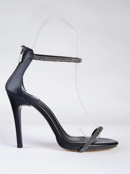 Remenčić večernja haljina Fox Shoes kamenje crna