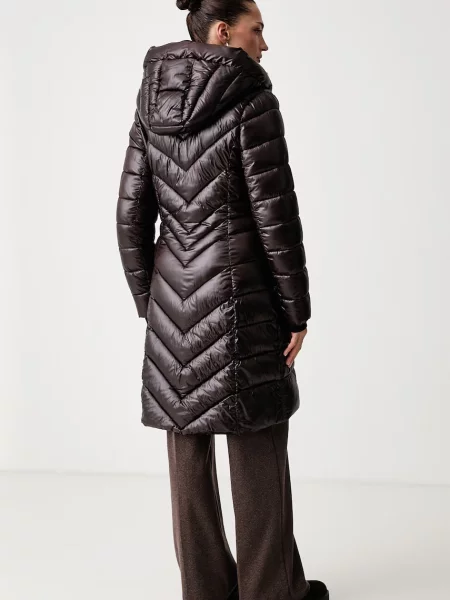 DKNY hosszú dzseki női barna