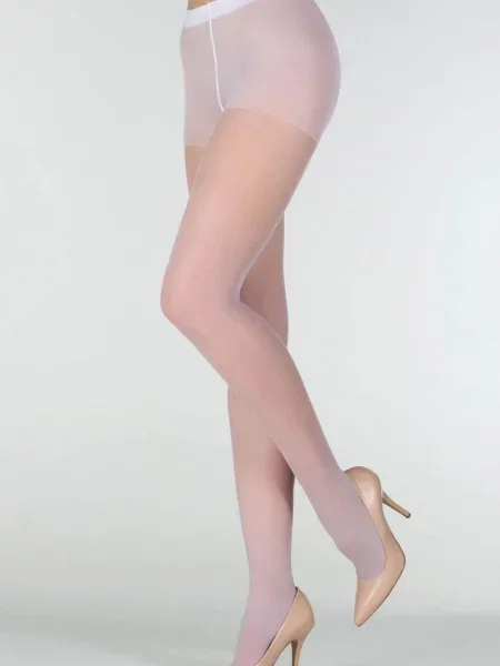 Тонкие женские колготки 15 den SUPER 15 DEN білі