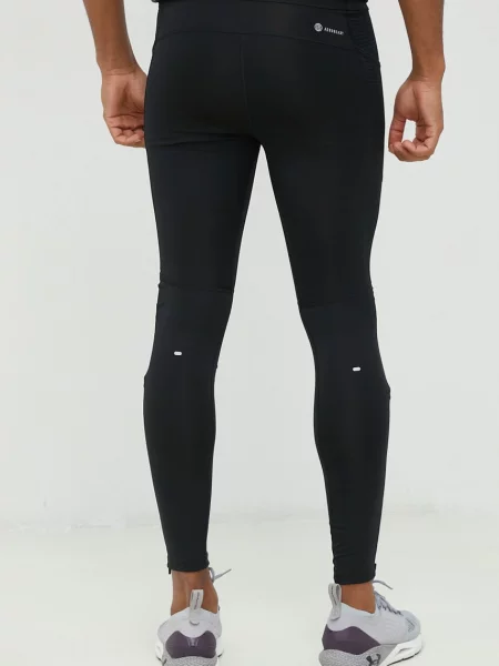Adidas Leggings Own the Run Leggings Fitted Fit fekete
