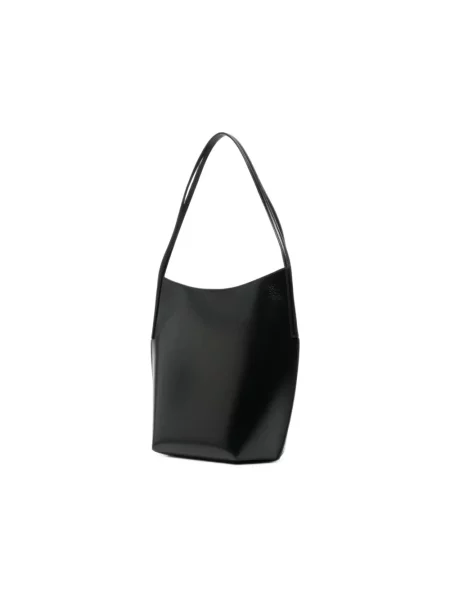 Shopperka Jil Sander skórzana czarna
