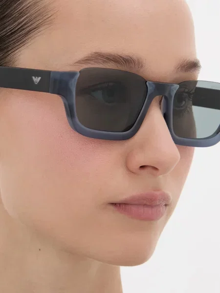 Emporio Armani négyzet alakú napszemüveg kék