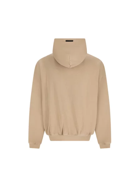 Bluza z kapturem Fear Of God na siłownię beżowa
