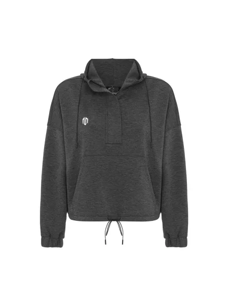 MOROTAI Maxi svetr OVERSIZED TRAVEL tmavě šedá