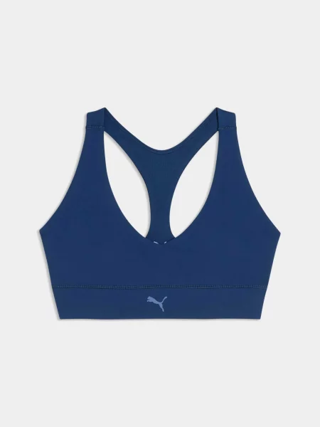 Спортивний топ PUMA Shapeluxe Bra Mid комбінований верх синій