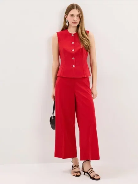 Mohito Culotte kelnės raudona