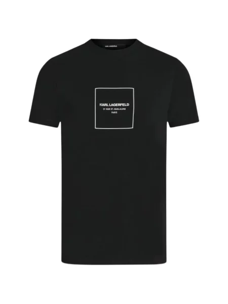 Tricou Karl Lagerfeld cu imagine negru
