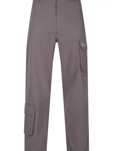 Karl Kani Pantaloni cu metalic gri