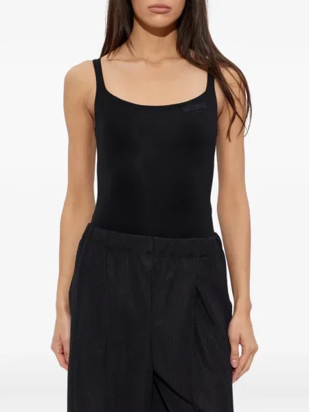 Body Moschino cu imagine negru
