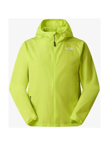 Kurtka z kapturem The North Face Fontanales Wind żółto‑limonkowa S żółta